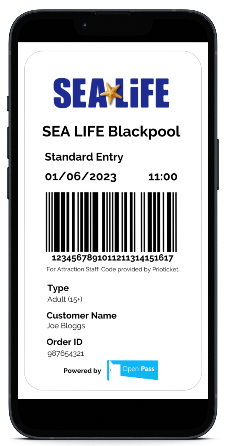 SEA LIFE demo ticket